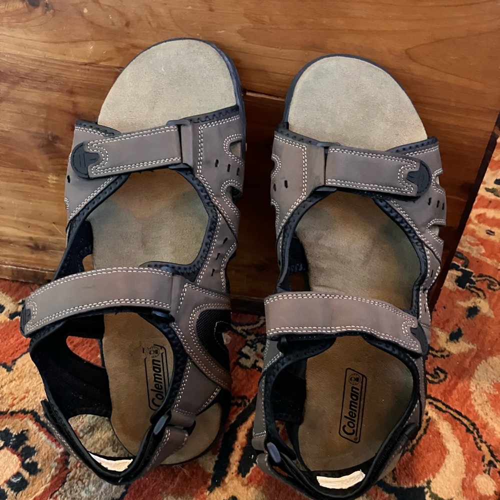 Coleman Brown and Black Sandals for Outdoor Comfort